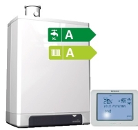 Intergas HRE A 36/30 RF CW5 met Honeywell Chronotherm Touch thermostaat.